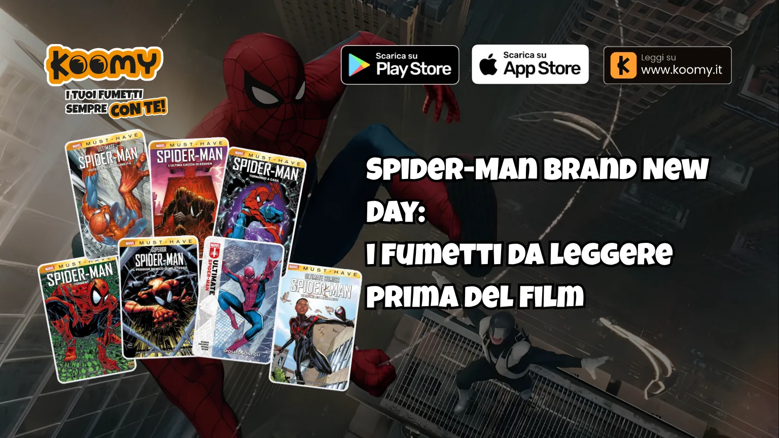 Fumetti Spider-Man in offerta: 7 storie a metà prezzo per Brand New Day