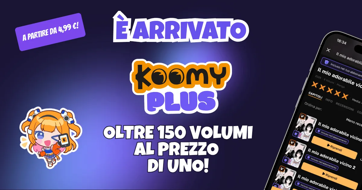 Koomy Plus: l'abbonamento per leggere fumetti, manga e graphic novel da 4,99 €/mese