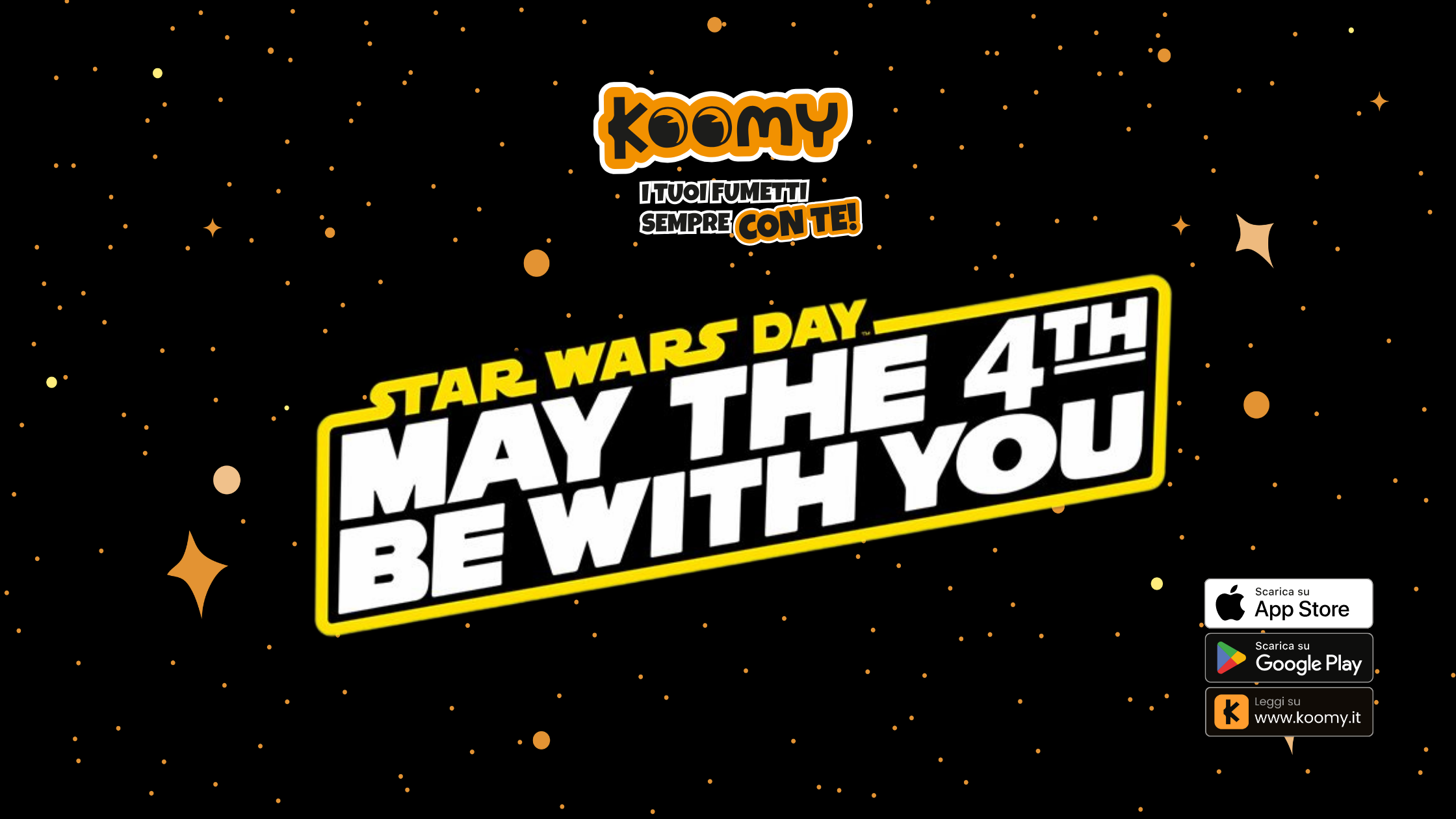 Star Wars Day 2026: centinaia di fumetti Star Wars in offerta su Koomy fino al 24 maggio